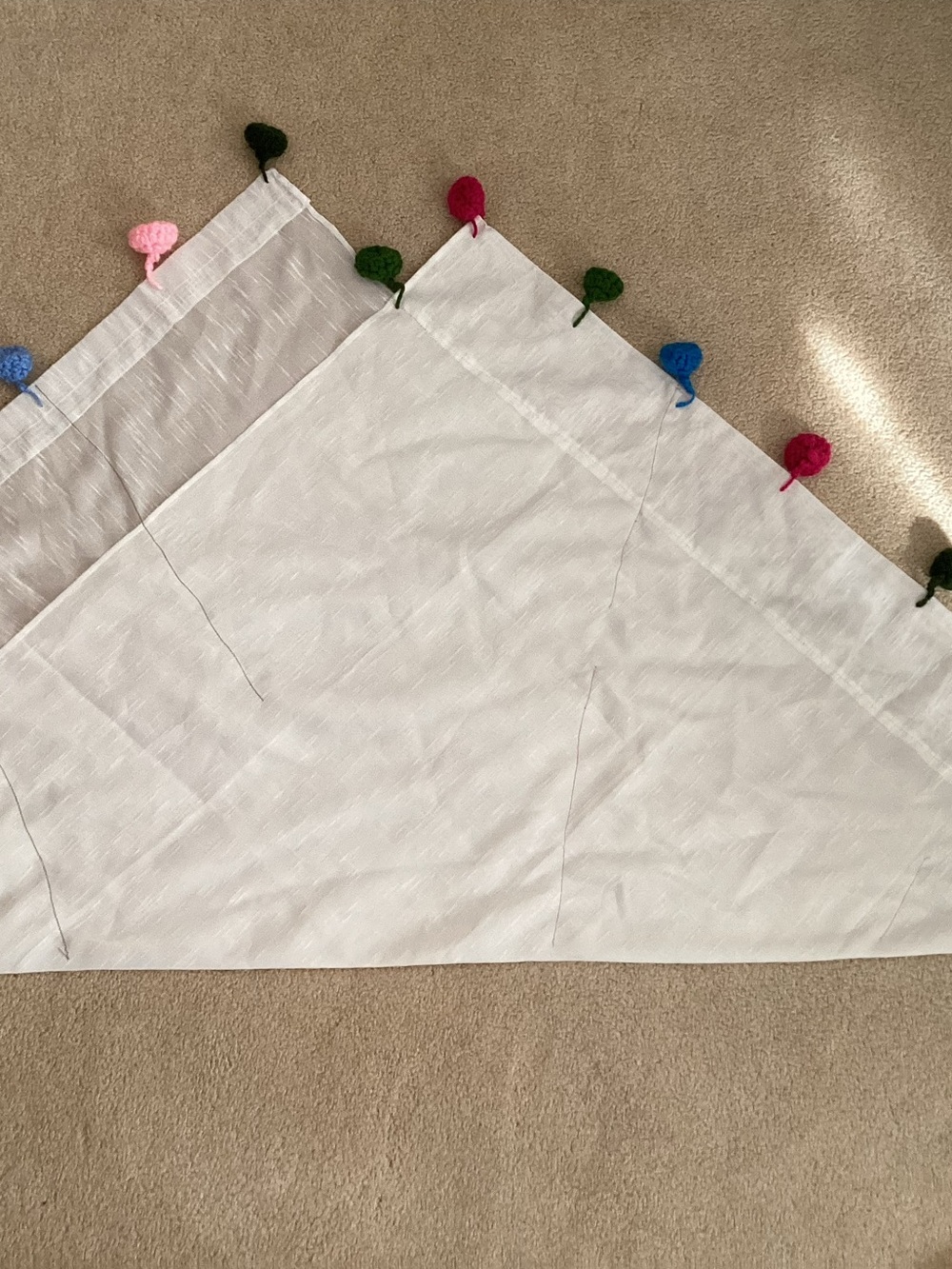 Pom-Pom Wrap Scarf